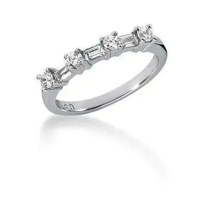 14k-White-Gold-Seven-Diamond-Wedding-Ring-Band-with-Round-and-Baguette-Diamonds-GreatEagleInc-334896682
