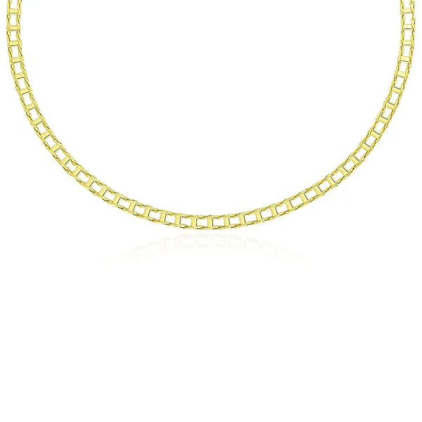 14k-Yellow-Gold-Men_s-Necklace-with-Track-Design-Links-GreatEagleInc-334386229
