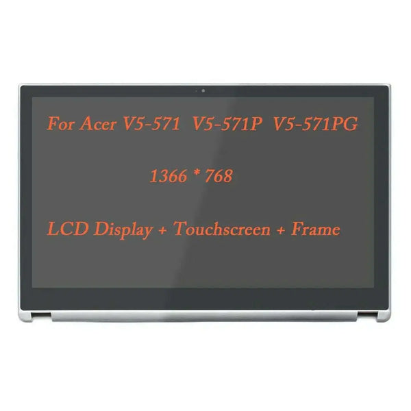 15.6-For-Acer-V5-571-571P-571PG-LCD-Touch-screen-with-Frame-B156XTN03.1-EDP-30p-1366-Acer-laptop-Aspire-V5-571-Series-Assembly-GreatEagleInc-317866130