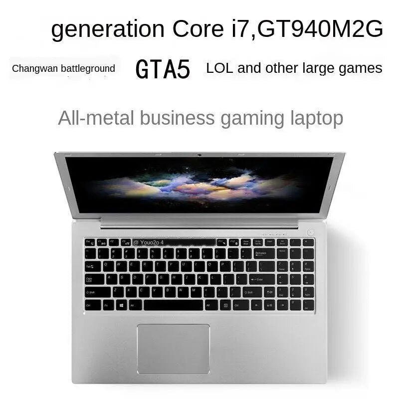 15.6-Inch Gaming Laptop Core I7 8G 512G SSD 1T HDD Laptop Ultra-Thin Business Office Student  Laptop Gaming Netbook - GreatEagleInc