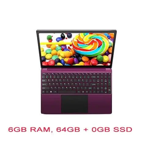 15.6inch 1920*1080 IPS notebook 6GB RAM + 64GB eMMC + optional 240GB SSD quad core aluminium Windows 10 Ultrabook gaming laptop - GreatEagleInc
