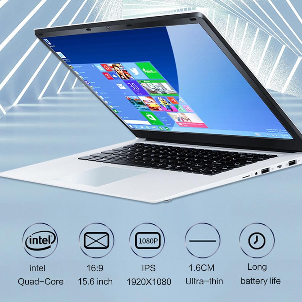 15.6 inch IPS 1920x1080 intel J3455 Quad Core Notebook Computer 8GB RAM 128GB 256GB 512GB SSD ROM Windows 10 Laptop Ultrabook GreatEagleInc