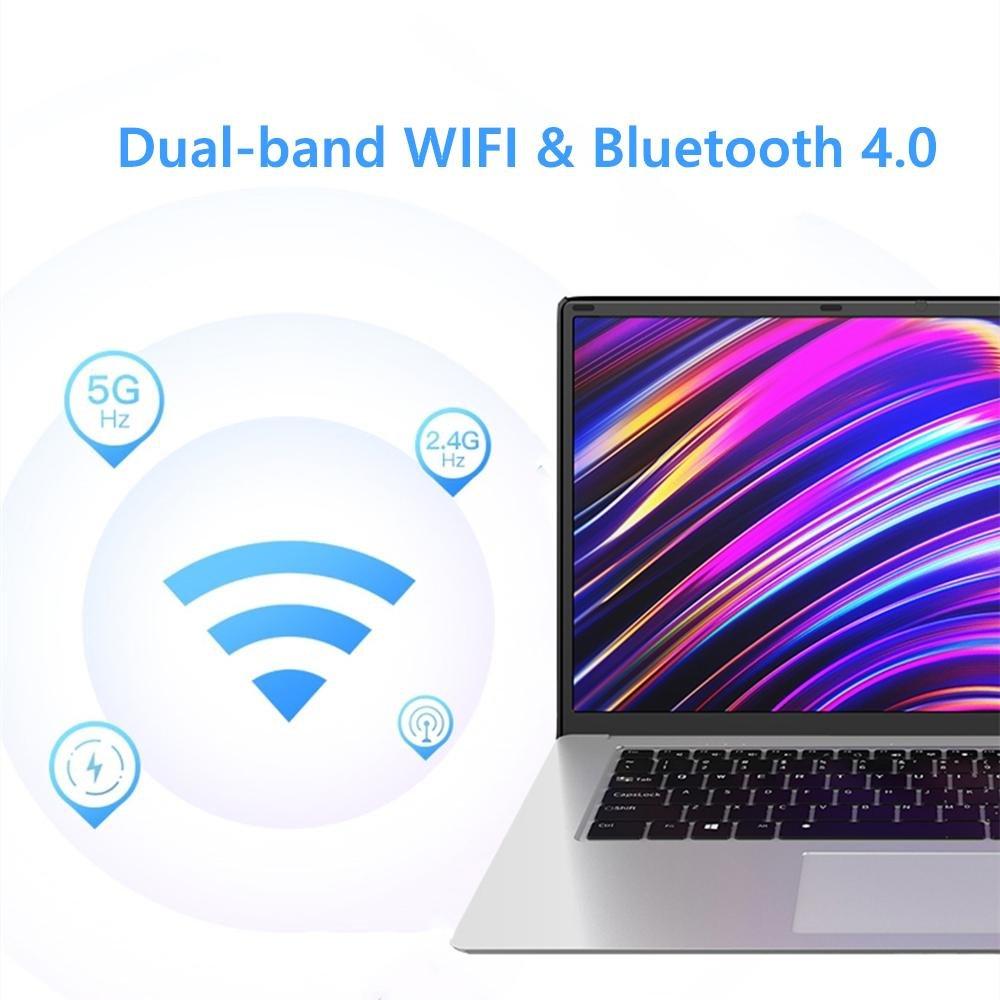 15.6 inch Student Laptop 8GB RAM 64GB 128GB 256GB 512GB 1T SSD Notebook J3455 Quad Core Ultrabook With Webcam Bluetooth WiFi GreatEagleInc
