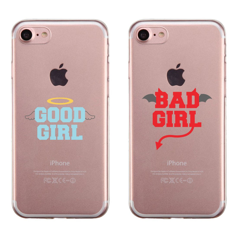 Bad Good Girl BFF Matching Phone Covers Classic Cool Friendship