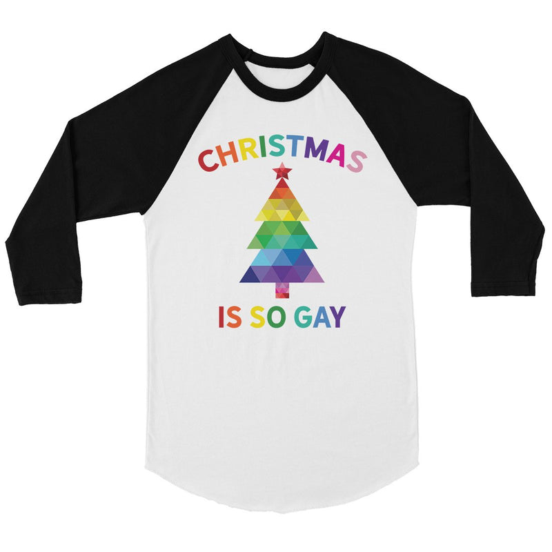 Christmas So Gay BKWT Mens Baseball Shirt