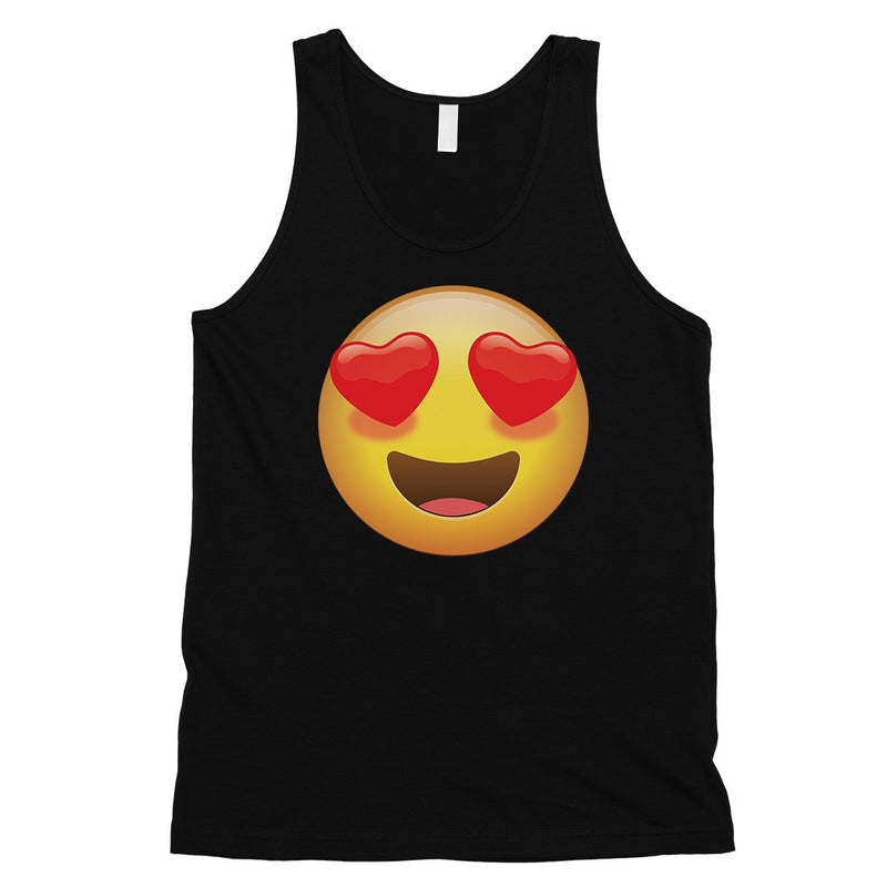 Emoji-Heart Eyes Mens Loving Cute Sweet Cool Tank Top Birthday Gift