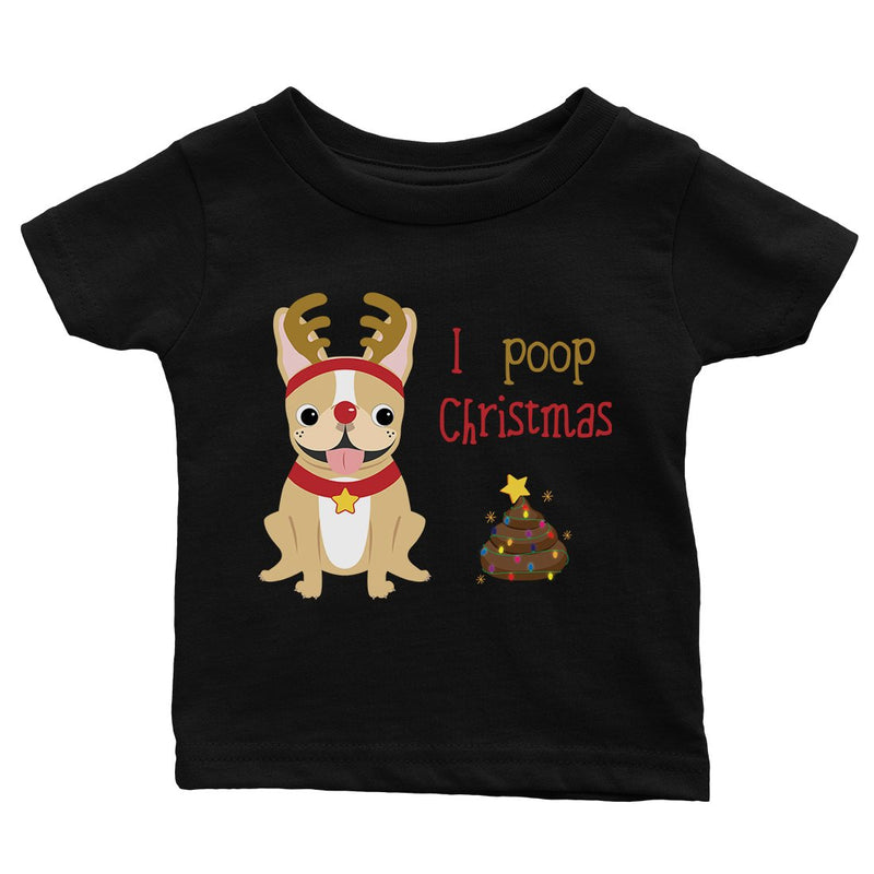 Frenchie Christmas Poop Baby Shirt