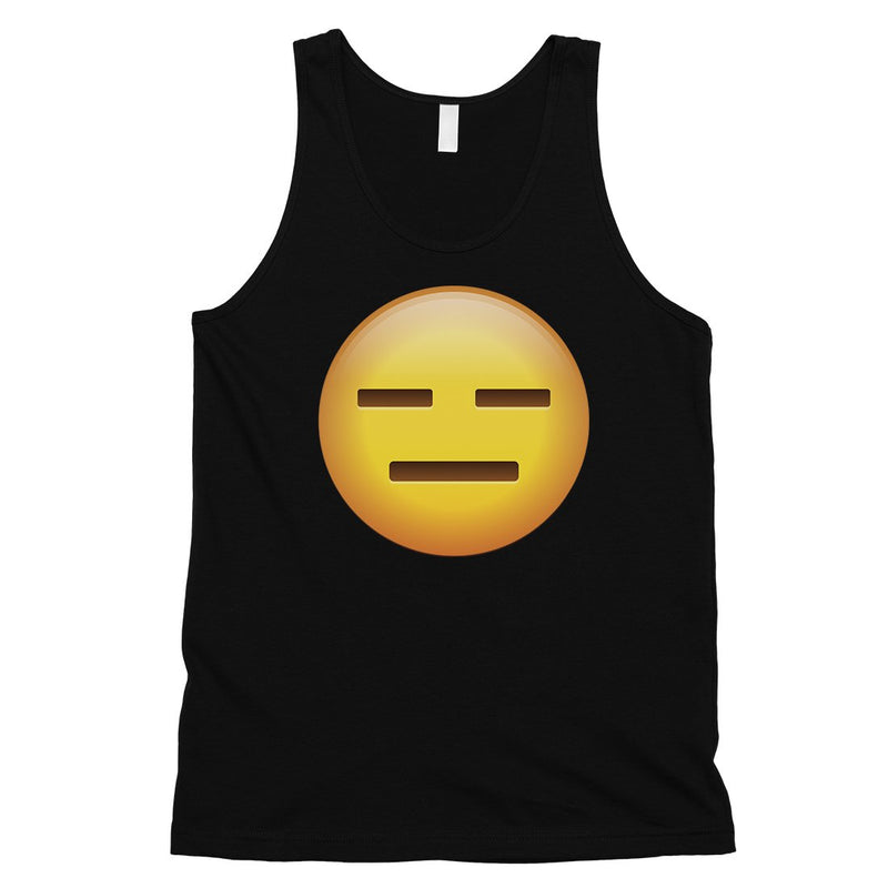 Emoji-Emotionless Mens Whatever Empty Funny Tank Top Friend Gift