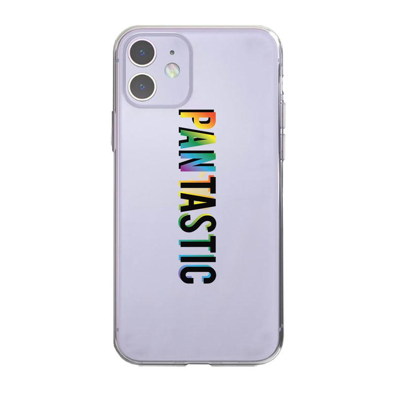 LGBT Pantastic Rainbow Clear Phone Case