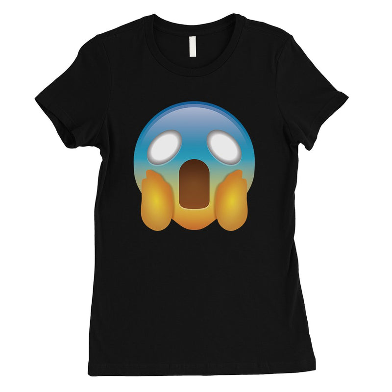 Emoji-Screaming Womens Awesome Playful Great T-Shirt Costume Gift