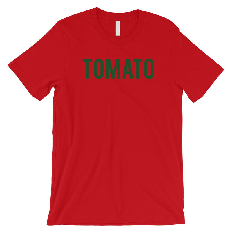 Tomato Letters Mens Red T-Shirt