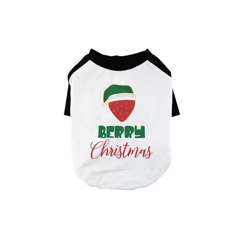 Berry Christmas BKWT Pets Baseball Shirt