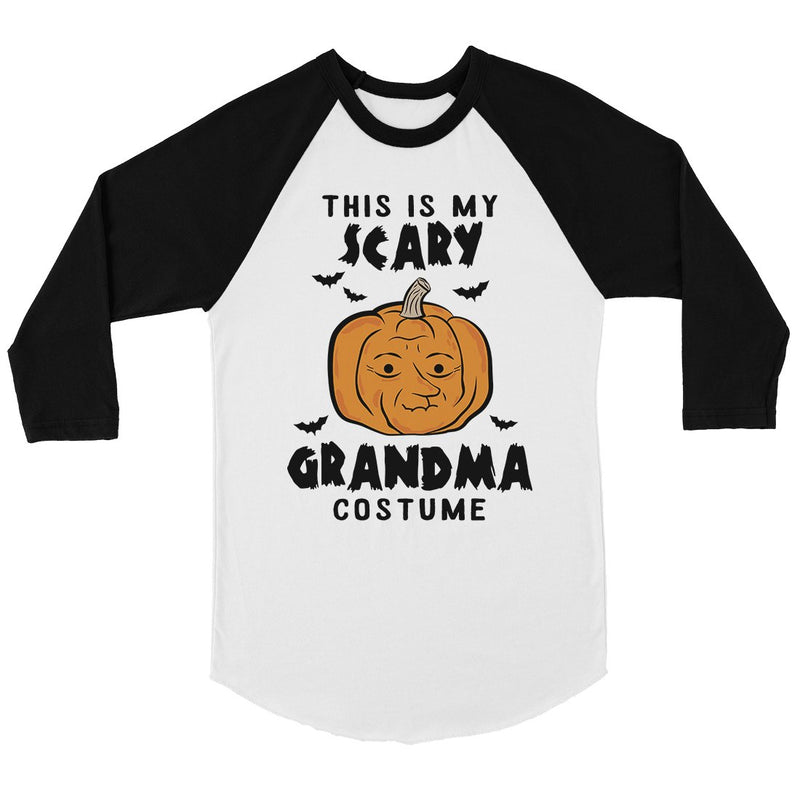 This is My Scary Grandma Costume Pumpkin Mens Baseball Shirt