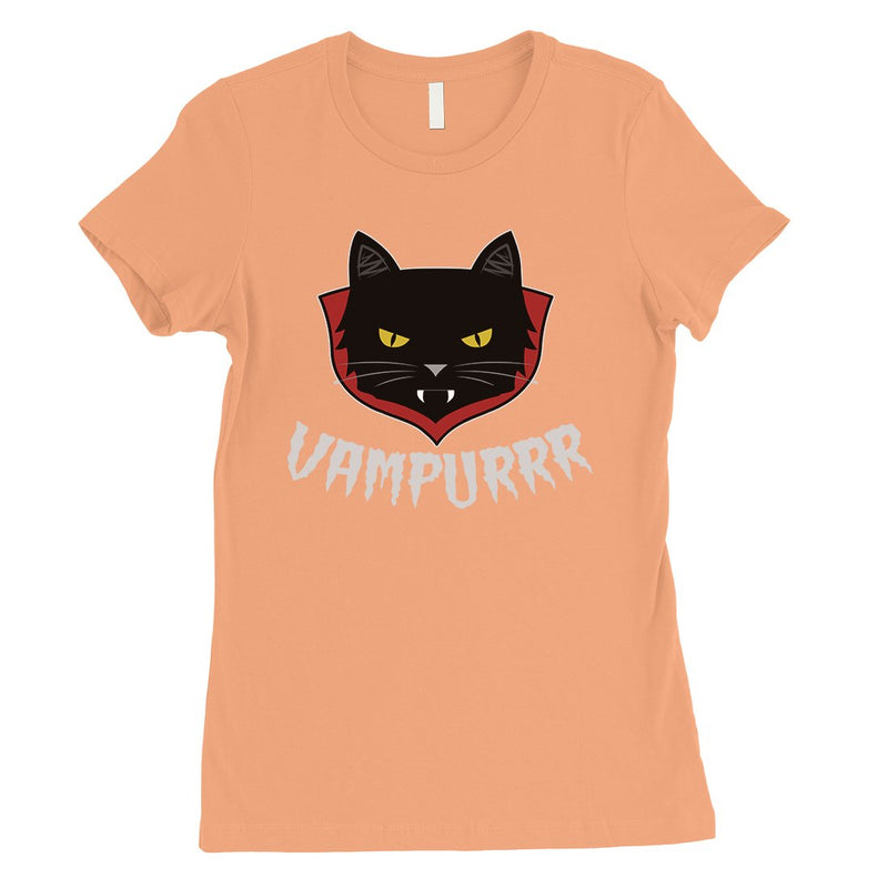 Vampurrr Funny Halloween Costume Cute Graphic Design Womens T-Shirt