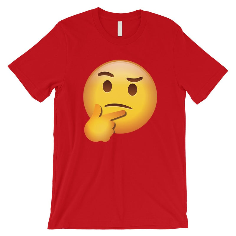 Emoji-Thinking Mens Thoughtful Funny Cute Halloween T-Shirt Gift