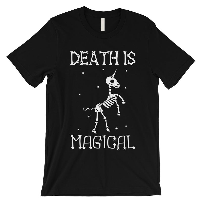 Death is Megical Unicorn Skeleton Funny Halloween Mens T-Shirt
