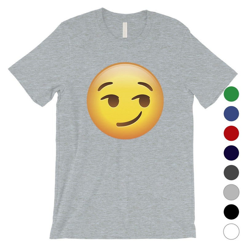 Emoji-Smirking Mens Cool Awesome Funny Sweet T-Shirt Birthday Gift