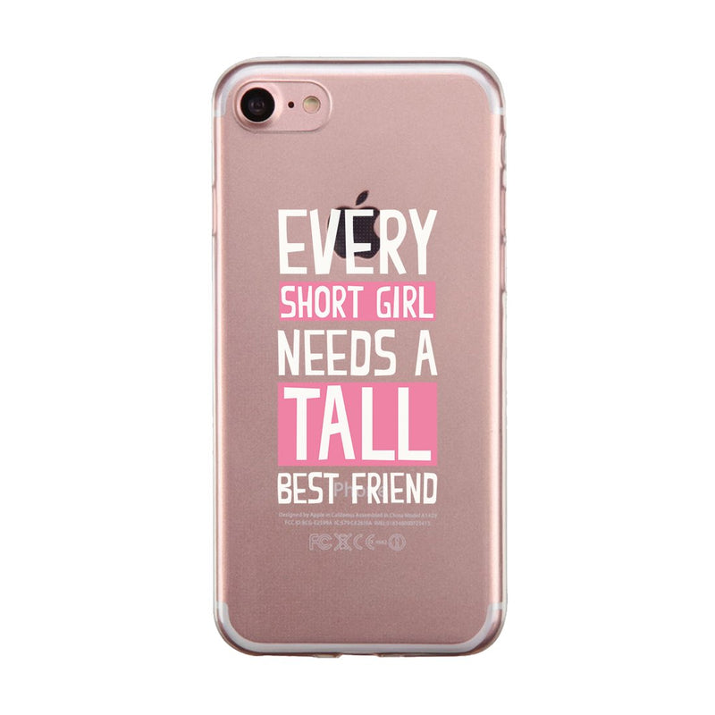 Short And Tall BFF Matching Phone Covers Supportive Awesome Gift