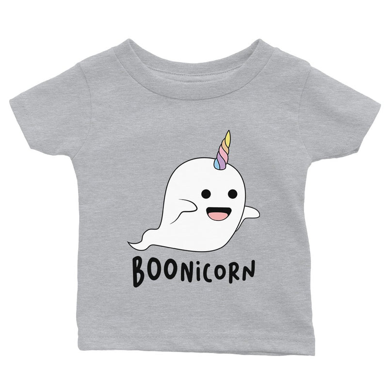 Boonicorn Cute Halloween Costume Funny Ghost Unicorn Baby Gift Tee