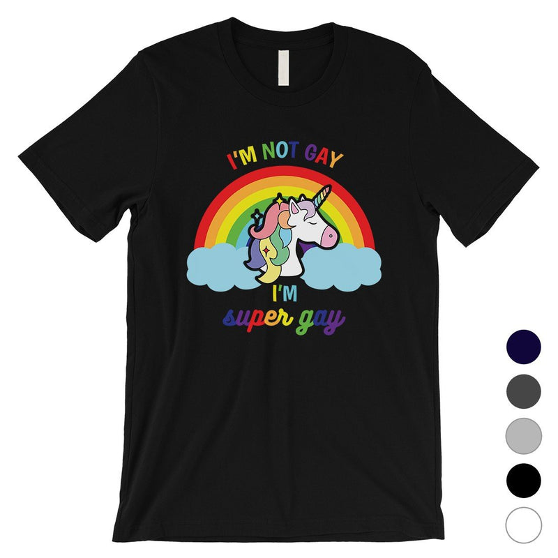LGBT Gay Unicorn Rainbow Mens Shirt
