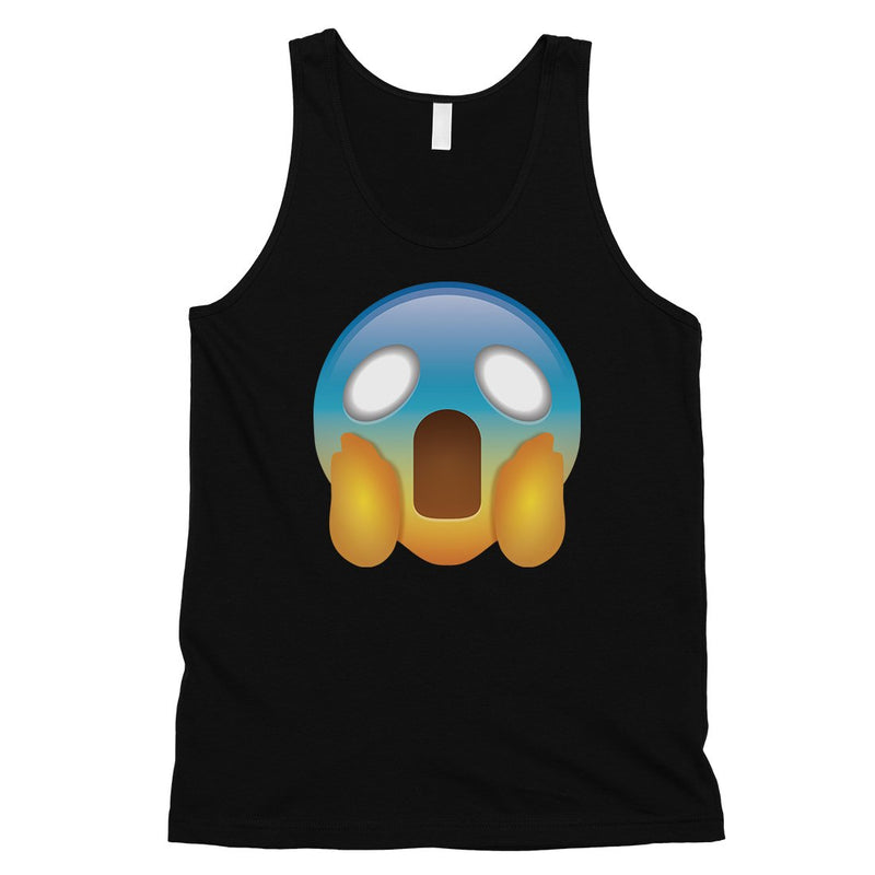 Emoji-Screaming Mens Spooky Hilarious Humor Best Tank Top Gag Gift