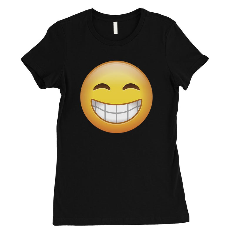 Emoji-Smiling Womens Cool Amazing Perfect Fun T-Shirt Friend Gift