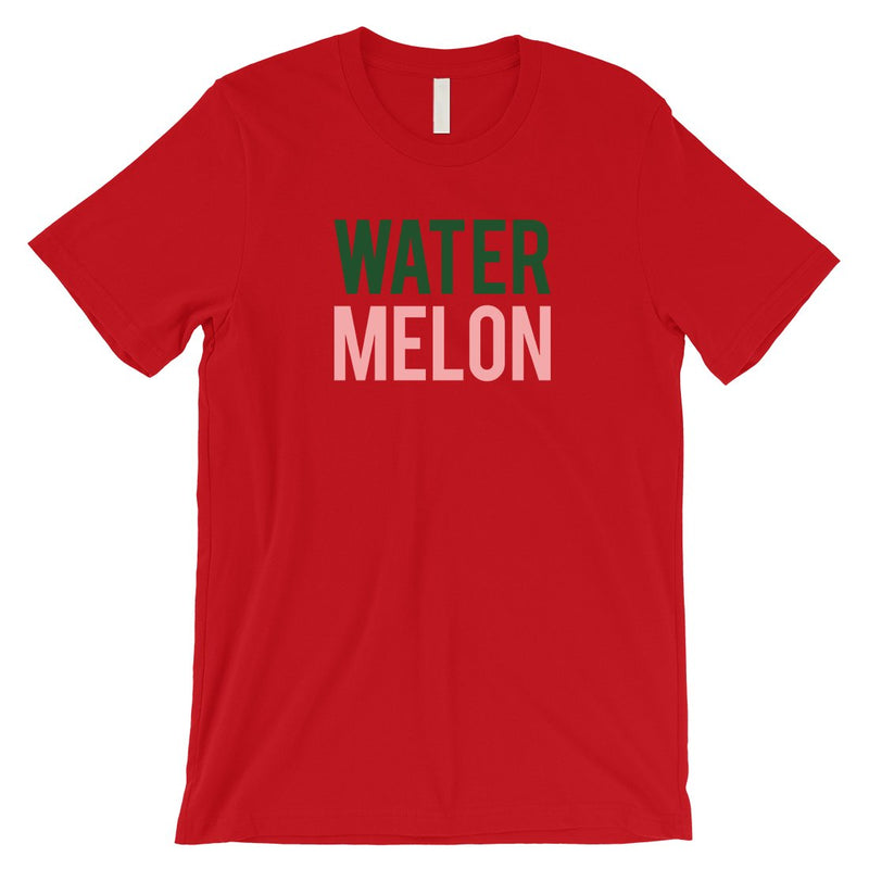 Watermelon Letters Mens Red T-Shirt