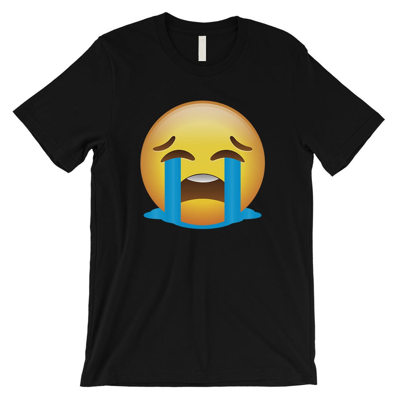 Emoji-Crying Mens Sad Mood Feelings Emoji Costume T-Shirt Gag Gift