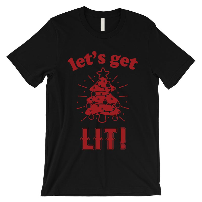 Get Lit Christmas Tree Mens Shirt