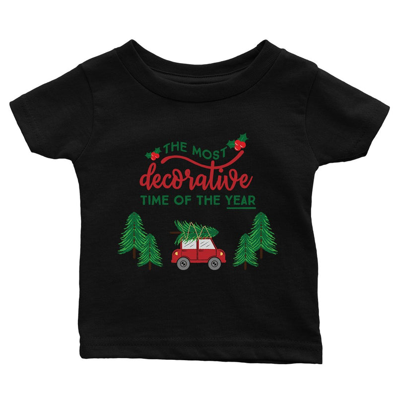 Decorative Christmas Time Baby Shirt