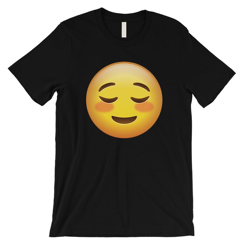 Emoji-Blush Mens Shy Fun Awesome Perfect T-Shirt Anniversary Gift