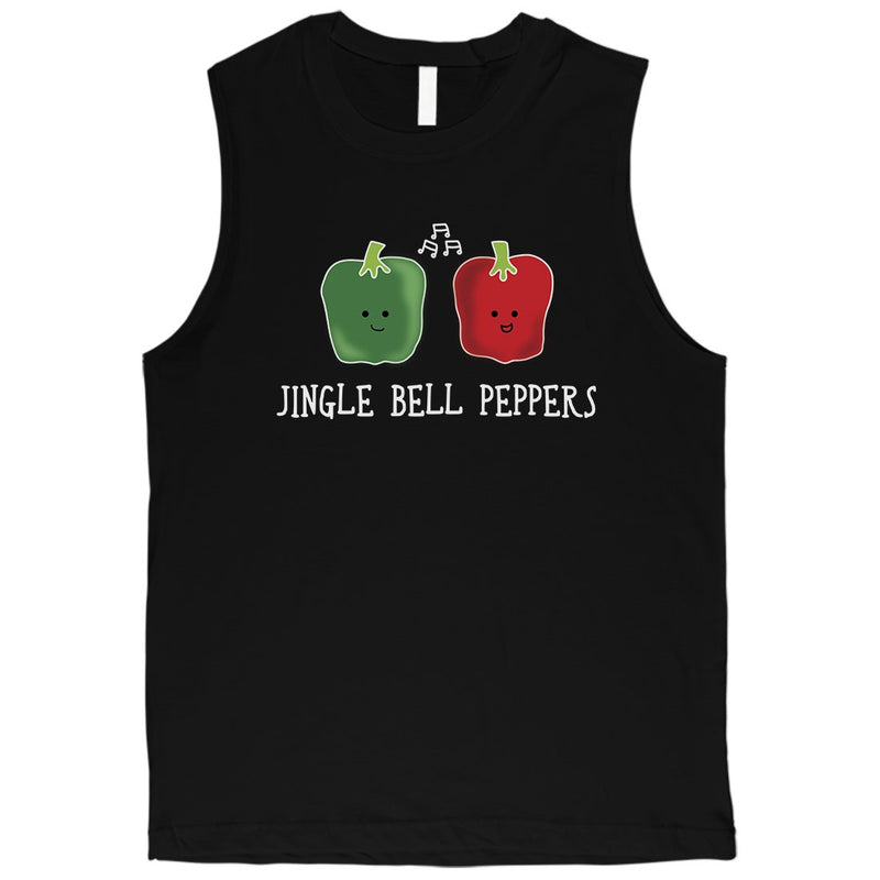 Jingle Bell Peppers Mens Muscle Top