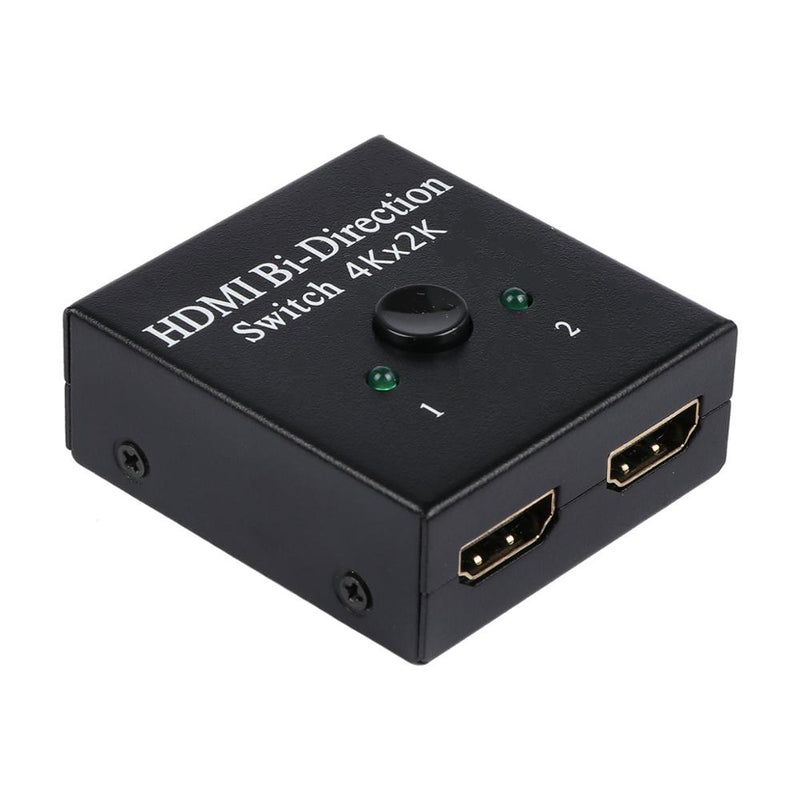 4Kx2K Switcher UHD 2 Ports Bi-ional Manual 2x1 1x2 HDMI AB Switch HDCP Supports 4K FHD Ultra 1080P for Projector