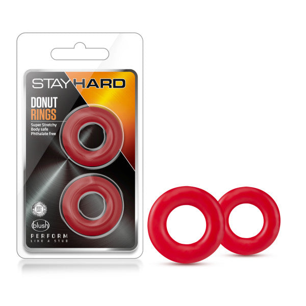 Stay Hard Donut Rings Red Default Title