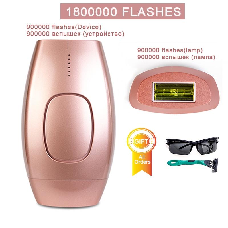 1800000  Flashes 3 in 1 Permanent IPL Epilator Laser Hair Removal depiladora facial Electric photoepilator Painless Hair Remover GreatEagleInc