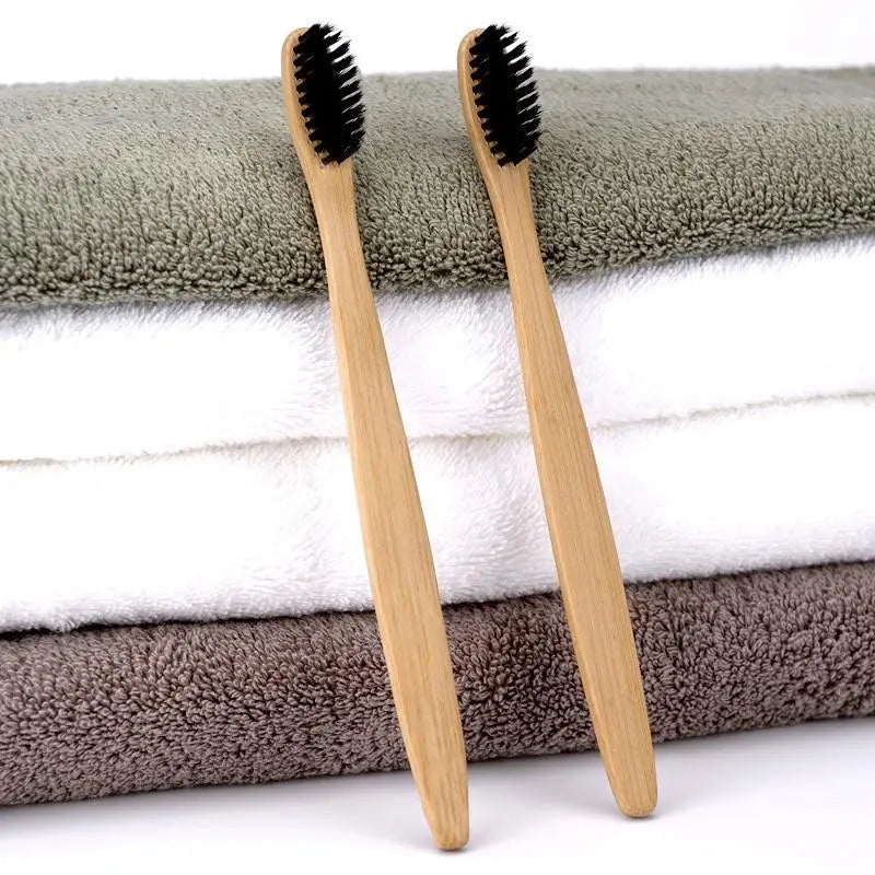 1PC Natural Pure Bamboo Toothbrush Portable Soft Hair Tooth Brush Eco Friendly Brushes Oral Cleaning Care Tools