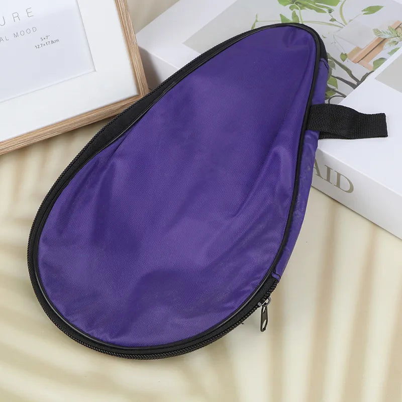 1Pc Table Tennis Bag Table Tennis Racket Cover Portable Gourd-Shaped Table Tennis Racket Case Large Capacity Sports Storage Bag