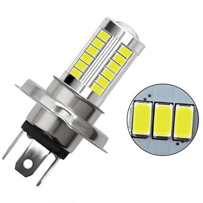 H4 LED Lamp Car Headlight Cold White 33 SMD 5630 5730 Light Bulb Auto Automobile Fog Light Headlamp 12V DC