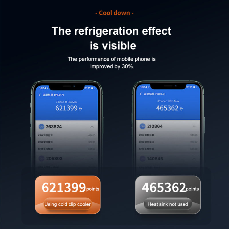 Adjustable Mobile Phone Radiator Portable Phone Cooling Fan Dissipate Heat Cooling Phone Temperature