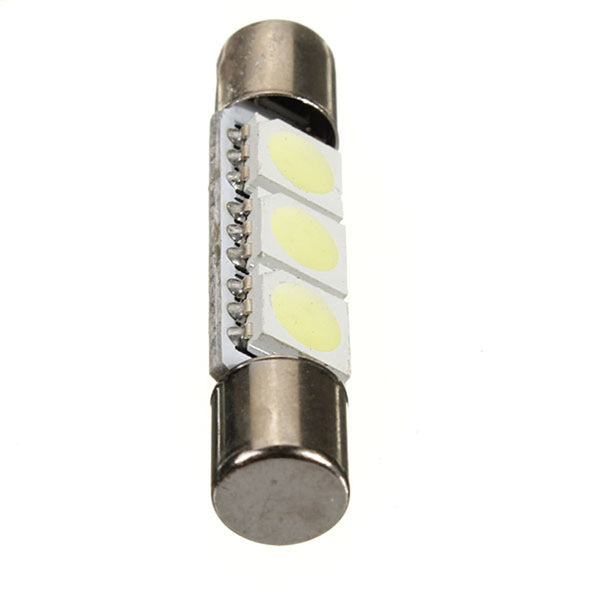 Auto LED T6.3 28/31mm 5050 3 SMD White 12V Car Vehicle Interior Sun Visor Vanity Mirror Lights Makeup Lights lamp