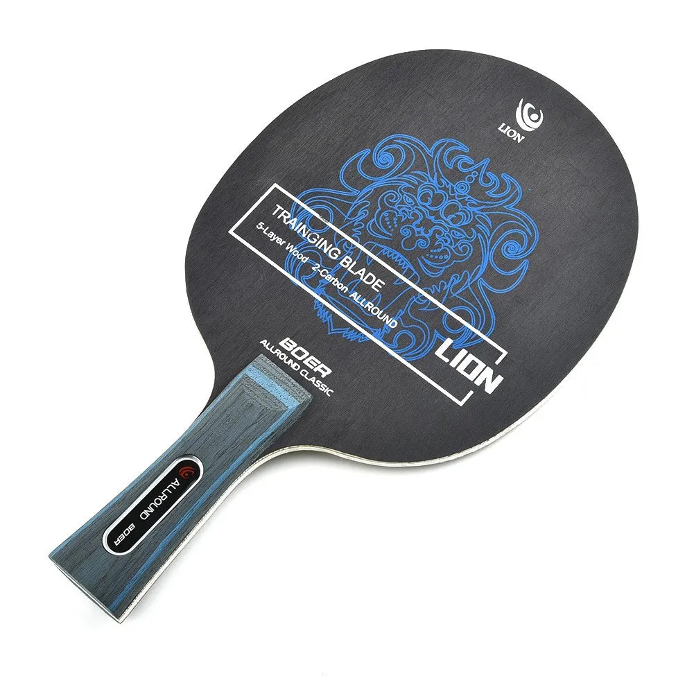 1pc Table Tennis Racket Bottom Plate Carbon Fiber &amp; Aryl Group Fiber Table Tennis Blade 7 Ply Ping Pong Blade Paddle