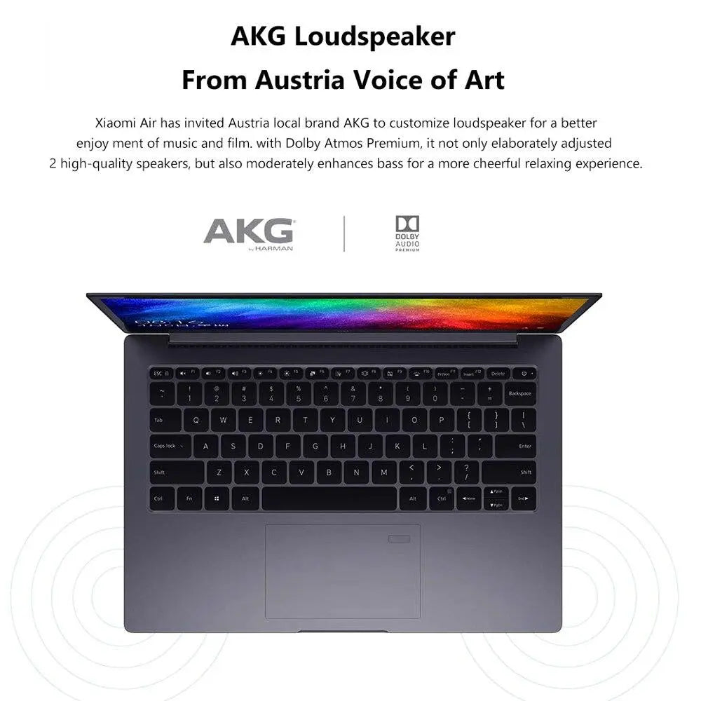 2019 Xiaomi Mi Ultra-thin Laptop Air 13.3" GeForce MX250 256G SSD Intel 8th Quad Core i5/i7 8GB  Fingerprint Recognition PC - GreatEagleInc