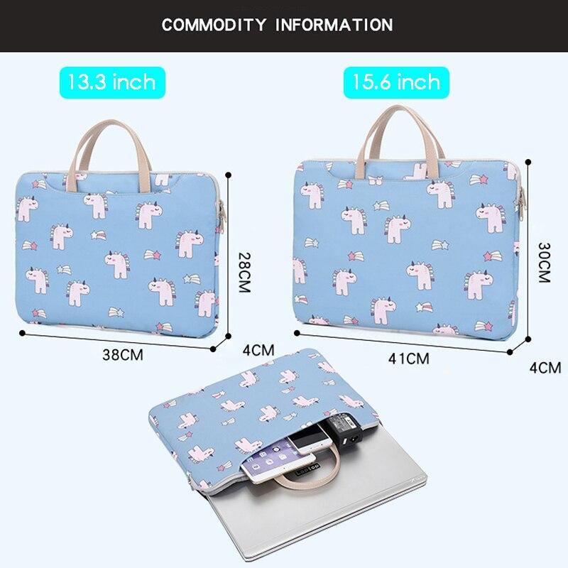2019 Cute girl Laptop Bag for MacBook Air Pro Lenovo 13.3 14 15.6 inch PC Notebook Case Laptop Sleeve Handbag for Fashion woman GreatEagleInc