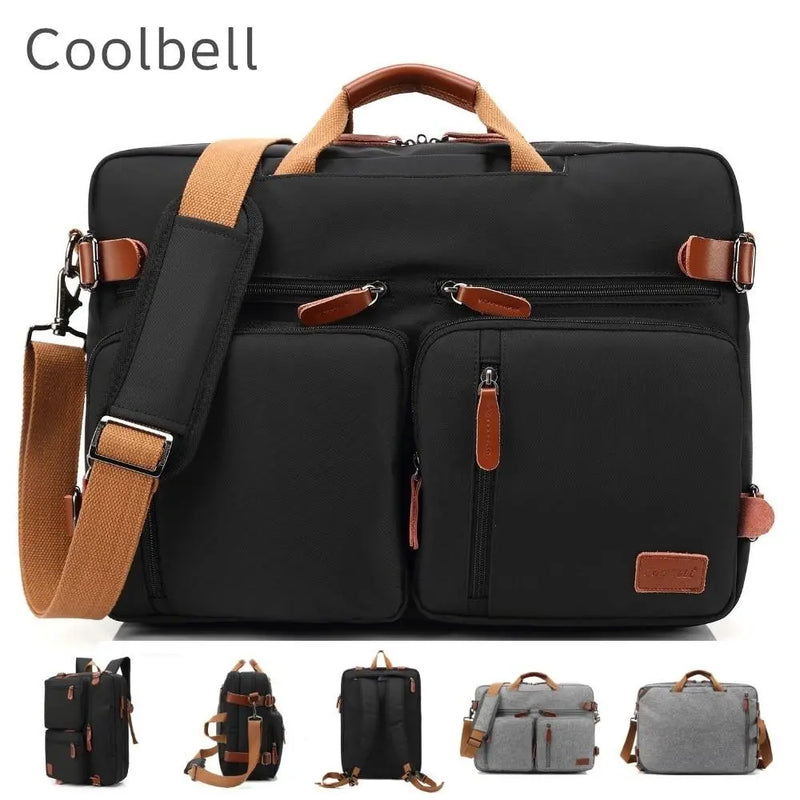 2020 Coolbell Brand Messenger Backpack For Laptop 15",15.6",17",17.1",17.3" Notebook Bag, Packsack, Free Drop Shipping 5005 - GreatEagleInc