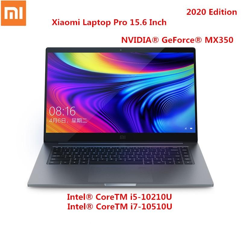 2020 NEW Xiaomi Laptop Pro 15.6 Inch i7-10510U / i5-10210U MX350 With 16GB/8GB RAM 512/1TB SSD 100% sRGB Computer GreatEagleInc