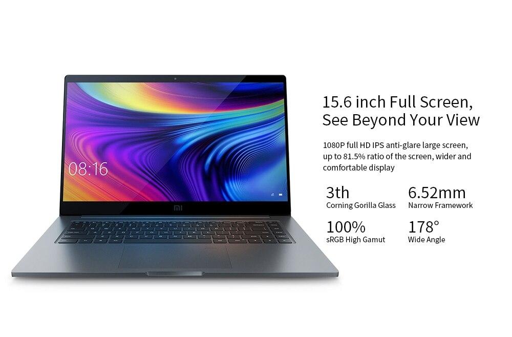 2020 NEW Xiaomi Laptop Pro 15.6 Inch i7-10510U / i5-10210U MX350 With 16GB/8GB RAM 512/1TB SSD 100% sRGB Computer GreatEagleInc