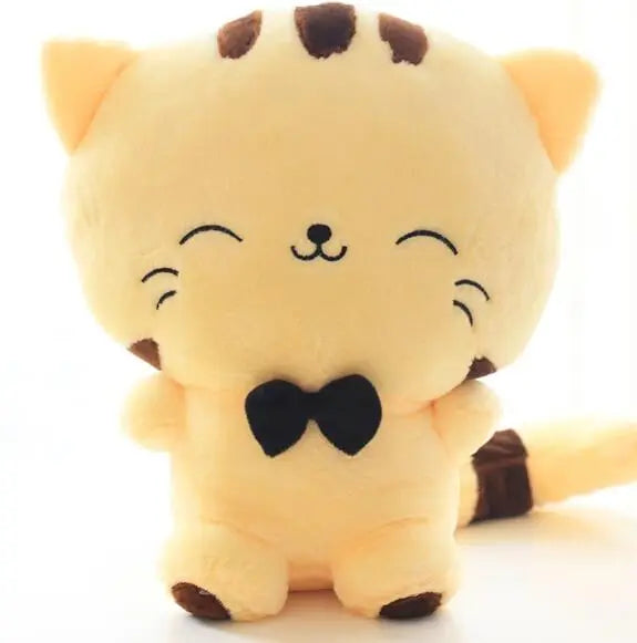 20CM Cute Kawaii Cat with Bow Plush Dolls Toys Gift Stuffed Soft Doll Cushion Sofa Pillow Gifts Xmas Gift Party Decor