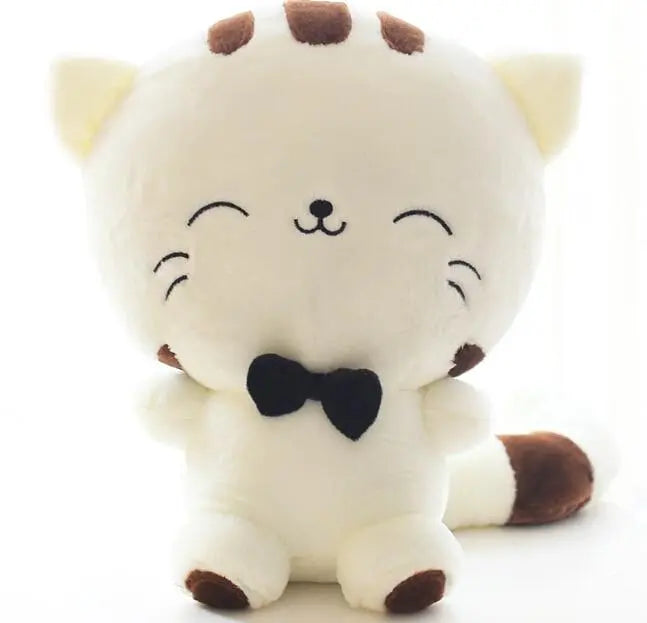 20CM Cute Kawaii Cat with Bow Plush Dolls Toys Gift Stuffed Soft Doll Cushion Sofa Pillow Gifts Xmas Gift Party Decor