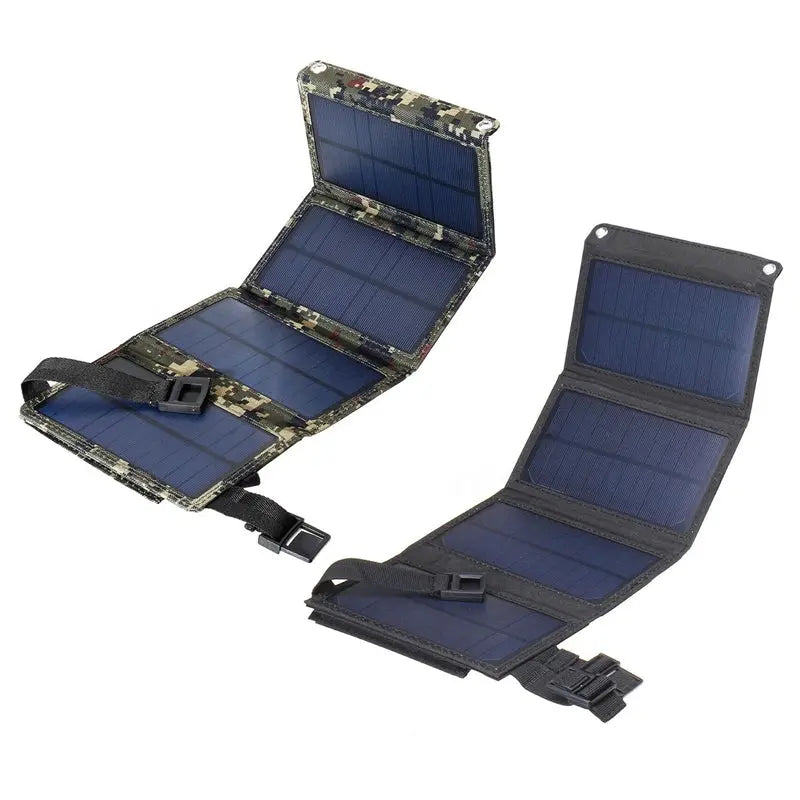 20W 30W 50W Folding Solar Panel 5V / 2A Output USB Mobile Phone Battery Charger Power Bank For Outdoor Camping Hiking
