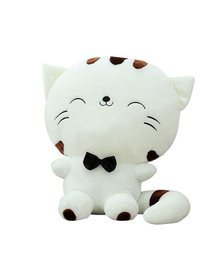 20CM Cute Kawaii Cat with Bow Plush Dolls Toys Gift Stuffed Soft Doll Cushion Sofa Pillow Gifts Xmas Gift Party Decor GreatEagleInc